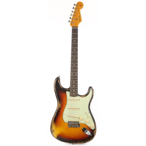 Fender Custom Shop 1960 Stratocaster Heavy Relic Aged 3-Color Sunburst 2019 NAMM Display Guitar Online