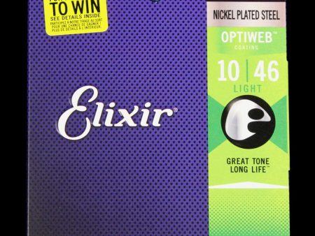 Elixir OptiWeb  Electric Guitar Strings Light Online Hot Sale