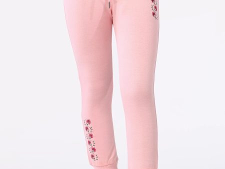 Pink Jog Pant For Girl on Sale