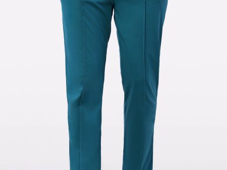 Teal Causal Knitted Trouser Hot on Sale