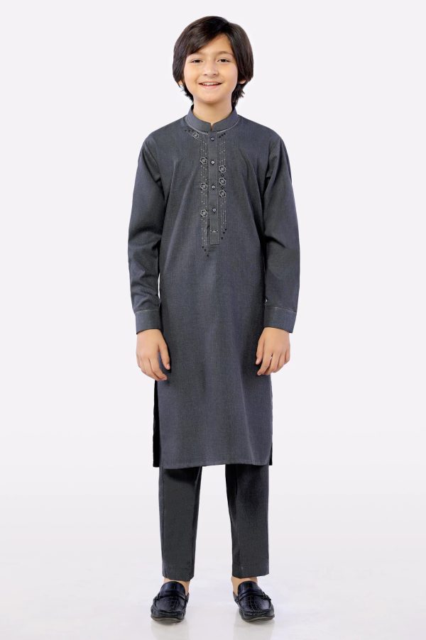 Charcoal Boys Kurta Pajama Sale