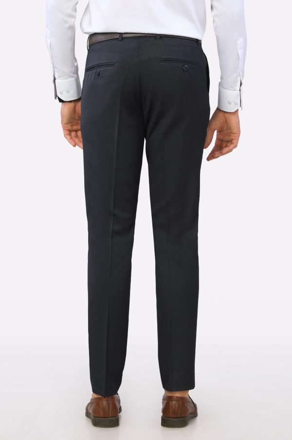 Dark Grey Slim Fit Formal Trouser Discount