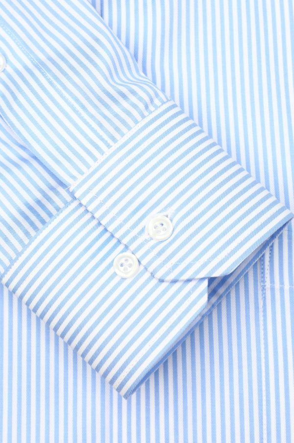 Blue Bengal Stripes Formal Shirt Online Sale