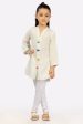 Off White Yarn Dyed Girls Kurti Sale