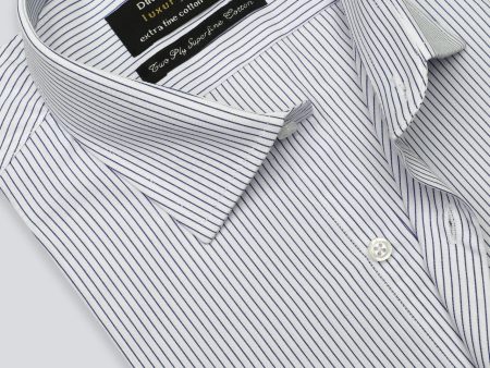 Blue Pinstripe Formal Shirt Online now