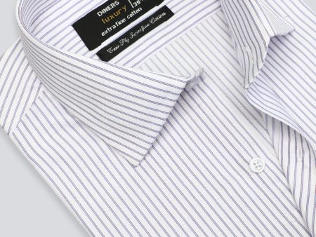 Multicolor Pencil Stripe Formal Shirt Discount