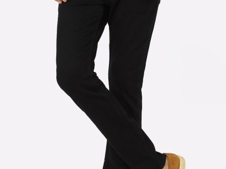 Jet Black Slim Fit Jeans Discount