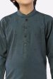 Dark Green Boys Kurta Pajama Discount