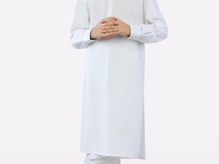 Off White Boys Kameez Shalwar Online now