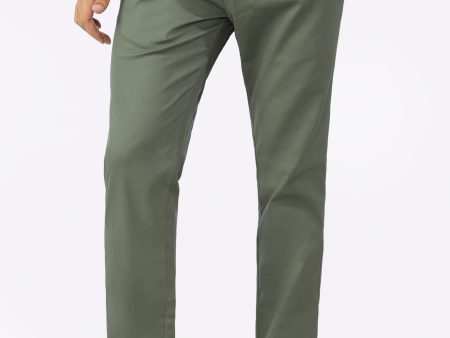 Heather Green Smart Fit Cotton Chino Online now