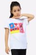 Babs Bunny Printed Girls T-Shirt Hot on Sale