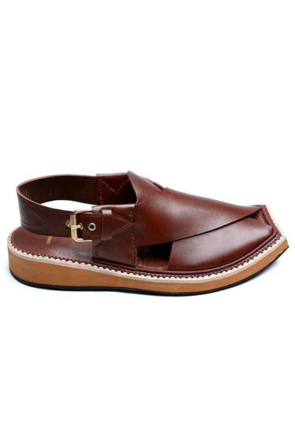 French Emporio Men Kaptaan Sandal SKU: PSLD0018-Brown Sale