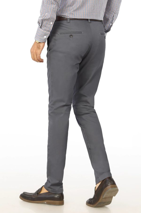 Grey Smart Fit Cotton Chino Sale