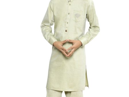 Boys Shalwar Suit SKU: KBH-0126-L-GREEN Discount