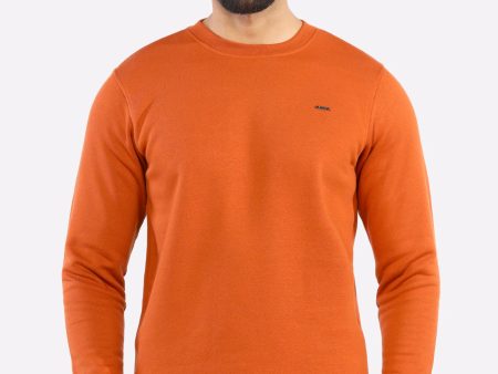 Rust Basic Sweatshirt Online Hot Sale