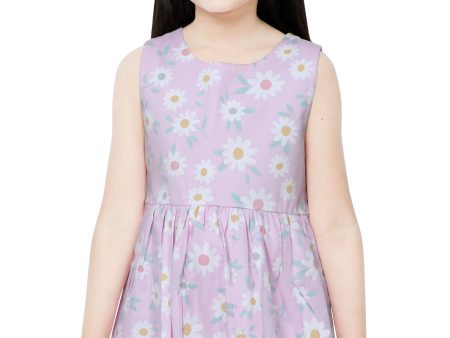 Girls Frock in L-Purple SKU: KGL-0343-L-PURPLE Discount