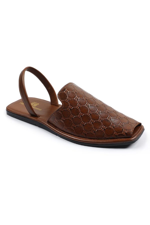 French Emporio Men s Sandal SKU: SLD-0039-BROWN Online