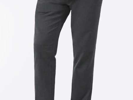 Dark Grey Smart Fit Cotton Chino Fashion