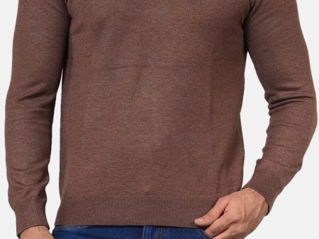 Gents Sweater In Brown SKU: SA520-Brown For Sale