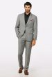 Men s Heather Grey Formal Suit For Sale