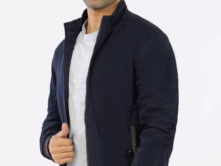 Navy Blue Reversible Men s Jacket For Sale