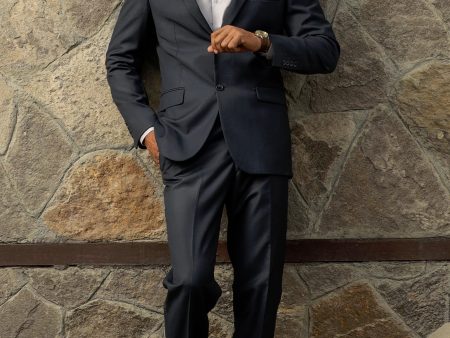 Mens 2PC Blue Suit Online Sale