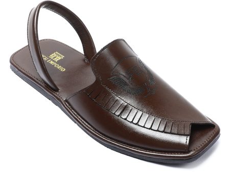 French Emporio Men s Sandal SKU: SLD-0038-BROWN on Sale