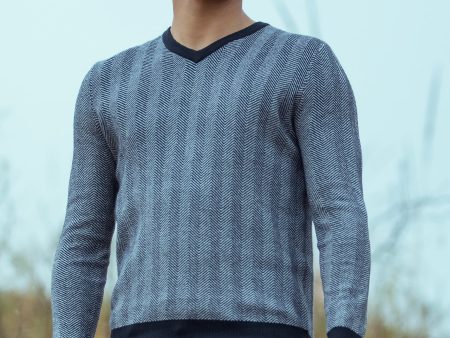 Gents Sweater In Grey SKU: SA565-GREY Cheap