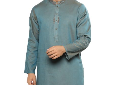 Men s Kurta in Green SKU: EA2927-GREEN Sale