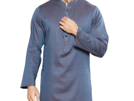 Men s Kurta in Grey SKU: EA3035-GREY Online now