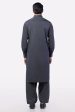 Dark Grey Cotton Shalwar Kameez Supply