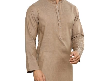 Men s Kurta in Brown Hot on Sale