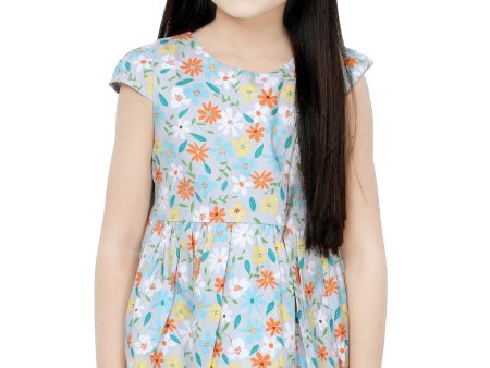 Girls Frock in Grey SKU: KGL-0342-GREY Discount