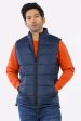 Navy Blue Sleeveless Jacket on Sale