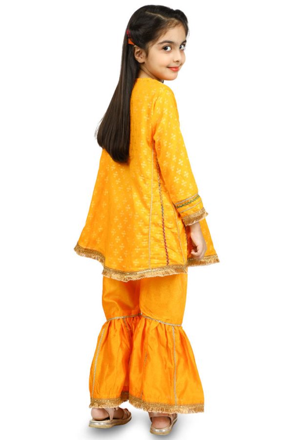 Girls Kurti SKU: KGKK-0101-Yellow Online now