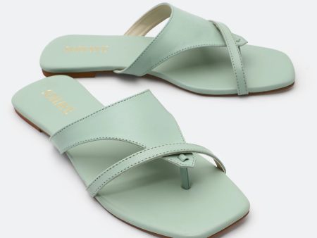 Sea Green Slippers for Women Discount