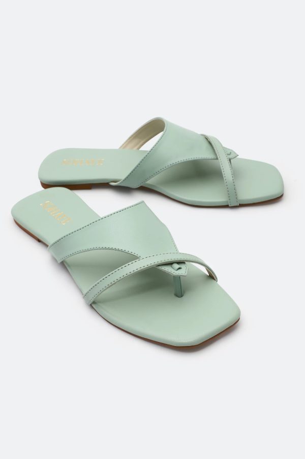 Sea Green Slippers for Women Discount