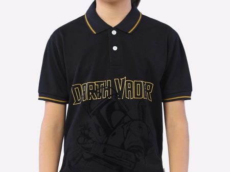 Black Star Wars Printed T-Shirt Supply