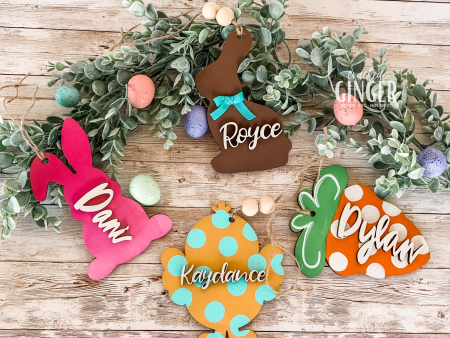 Personalized Easter Basket Tags Online Sale