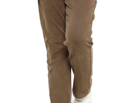 Brown Slim Fit Chino Trouser Discount