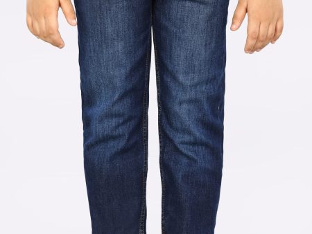 Dark Blue Slim Fit Denim Jeans Online