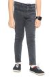 Charcoal Slim Fit Denim Jeans For Discount