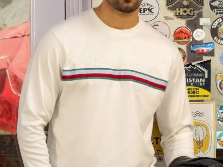 Crew Neck Embroidered Sweatshirt Sale