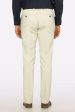 Off White Cotton Regular Fit Trouser Hot on Sale