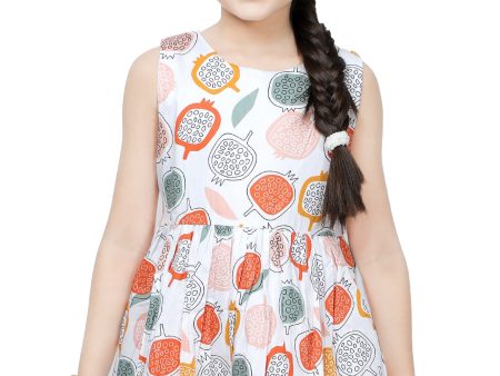 Girls Frock in White SKU: KGL-0337-WHITE Sale