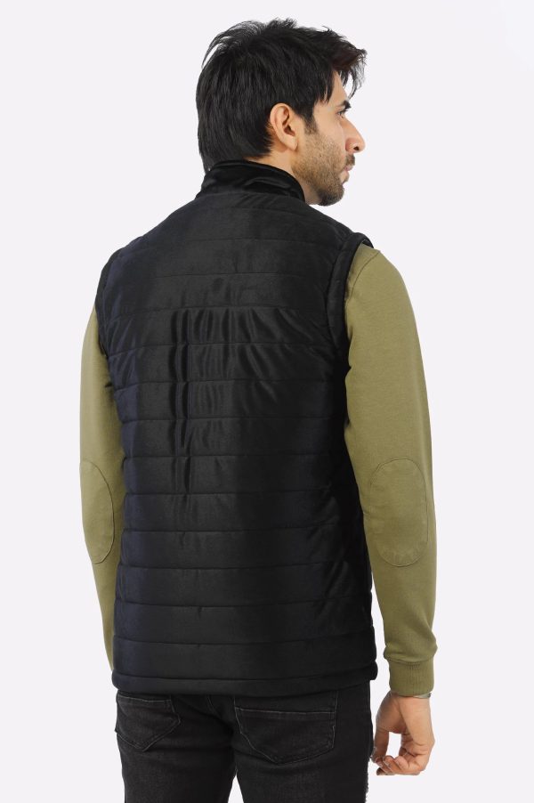 Black Sleeveless Men s Jacket Supply