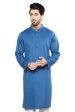 Men s Kurta in R-Blue SKU: EA3036-R-BLUE Discount