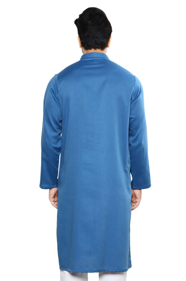 Men s Kurta in R-Blue SKU: EA3036-R-BLUE Discount