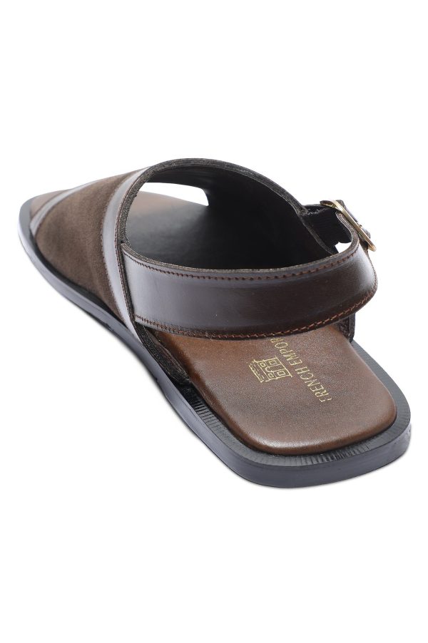 French Emporio Men s Sandal SKU: SLD-0041-COFFEE Online now