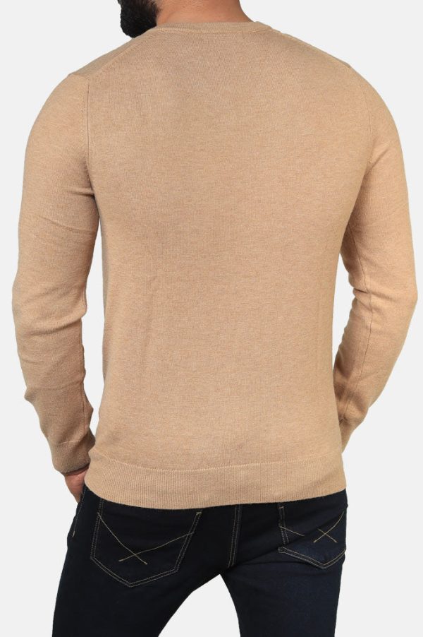 Gents Sweater In Fawn SKU: SA520-Fawn Online Hot Sale